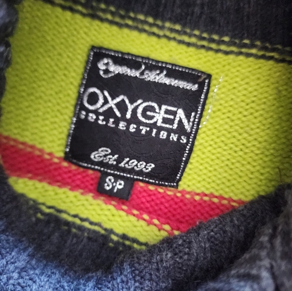 Oxygen  knit colorblock sweater dress with cowl neck, size S - Picture 7 of 10